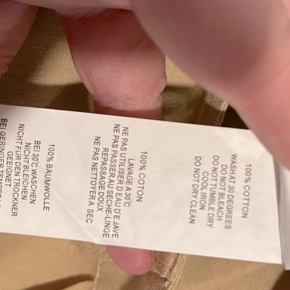 Nasty Gal Linen Blend High Waist Shorts, Stone, Size 10 - Picture 5 of 8